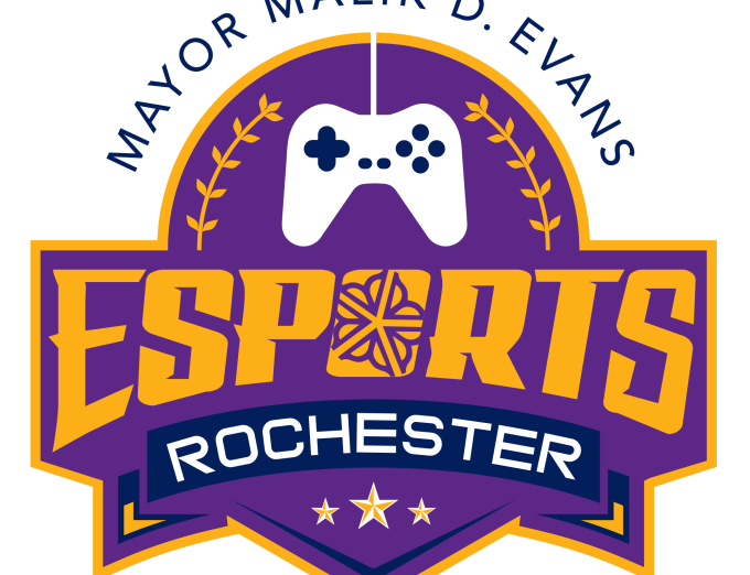 A graphic logo for Esports Rochester