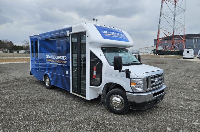 Photo of the Workforce Development Mobile Unit.